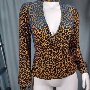 🔥 HP 🎉 Honey Punch leopard print blouse